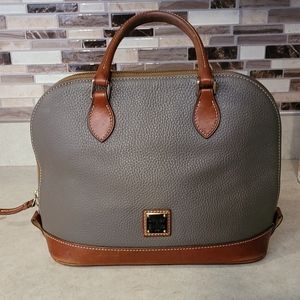 Dooney & Bourke Pebble Grain Zip Zip Satchel